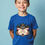 Thumbnail: Fierce Geisha Cat Head Graphic Tee for Kids Everyday Stylish Kids Graphic Tee