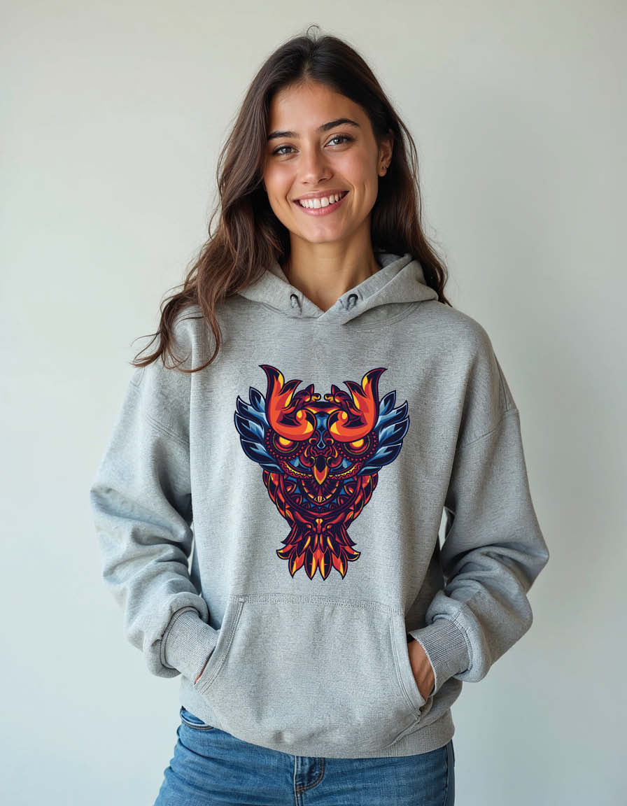 Thumbnail: Mythic Phoenix Fire Emblem Classic Unisex Printed Graphic Hoodie For Men & Women