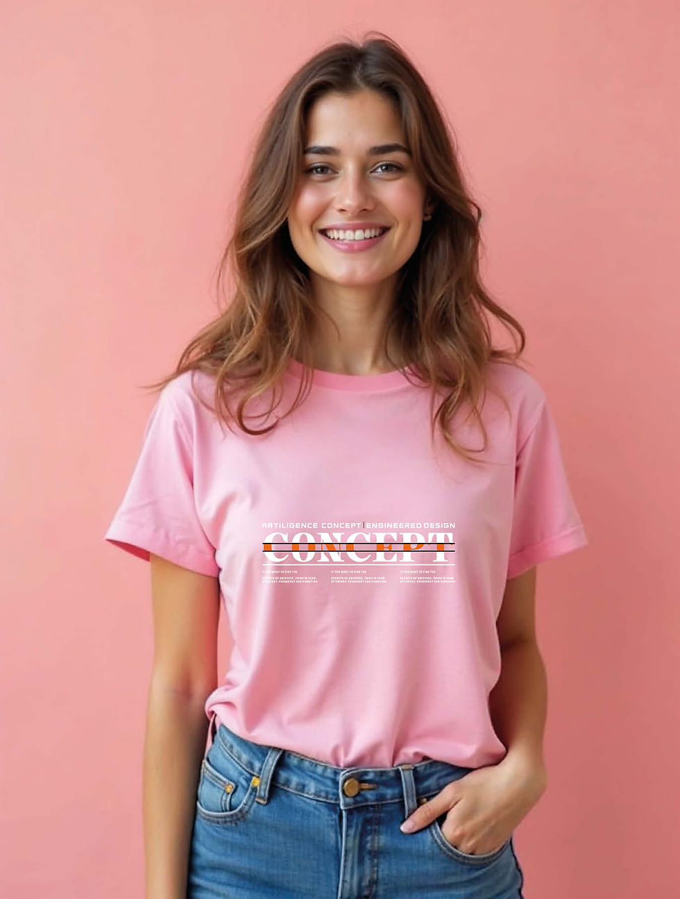 Thumbnail: artiligence concept engineered design concept women's printed t shirt