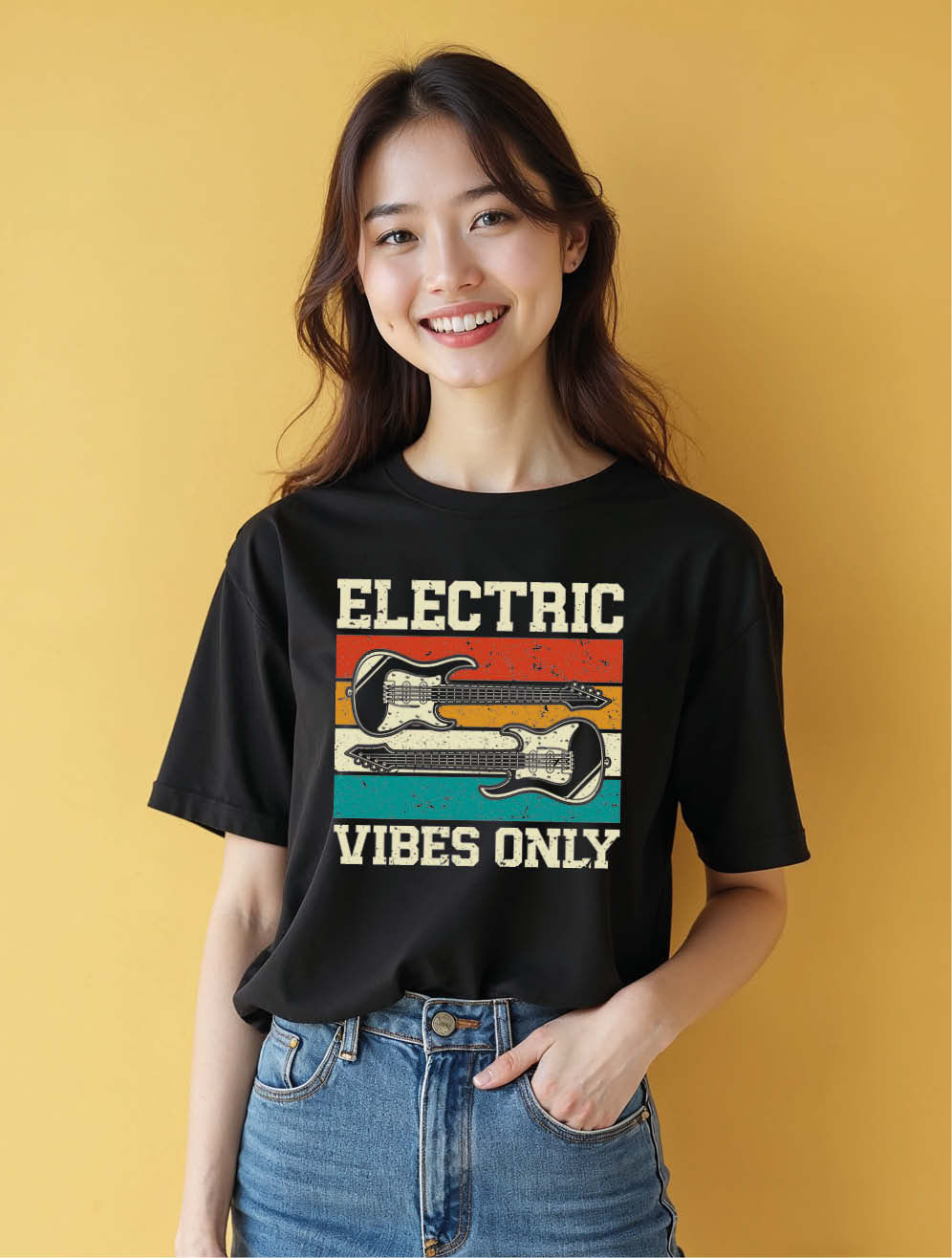 Electrical vibes only Classic Women’s Typography T-Shirt – Discount Offer
