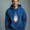 Thumbnail: The Snowy Blue Winter Gnome Vintage Unisex Printed Graphic Hoodies