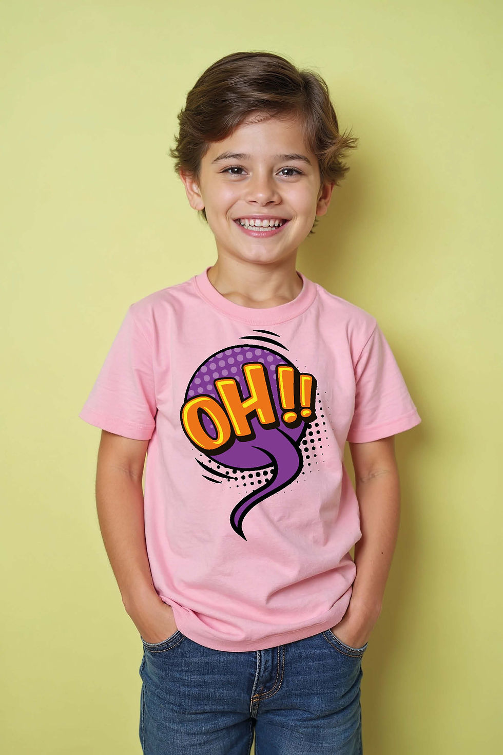 oh Fashion Casual Kids Printed T-Shirt – Design Print for Boys & Girls