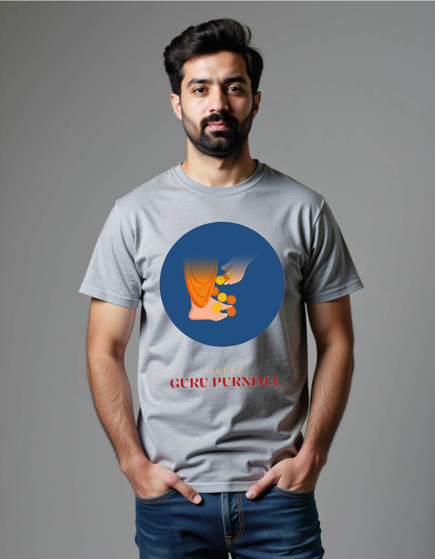 Thumbnail: Guru Purnima Unisex printed graphic t shirt