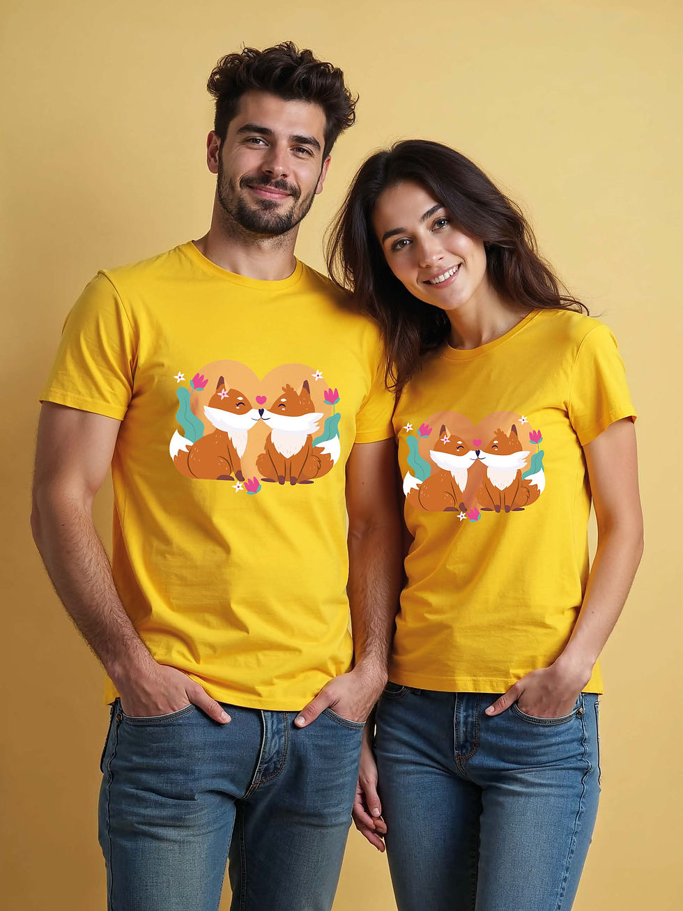 Anniversary Cartoon Couple Matching Tee Lovers Edition – Fast Delivery