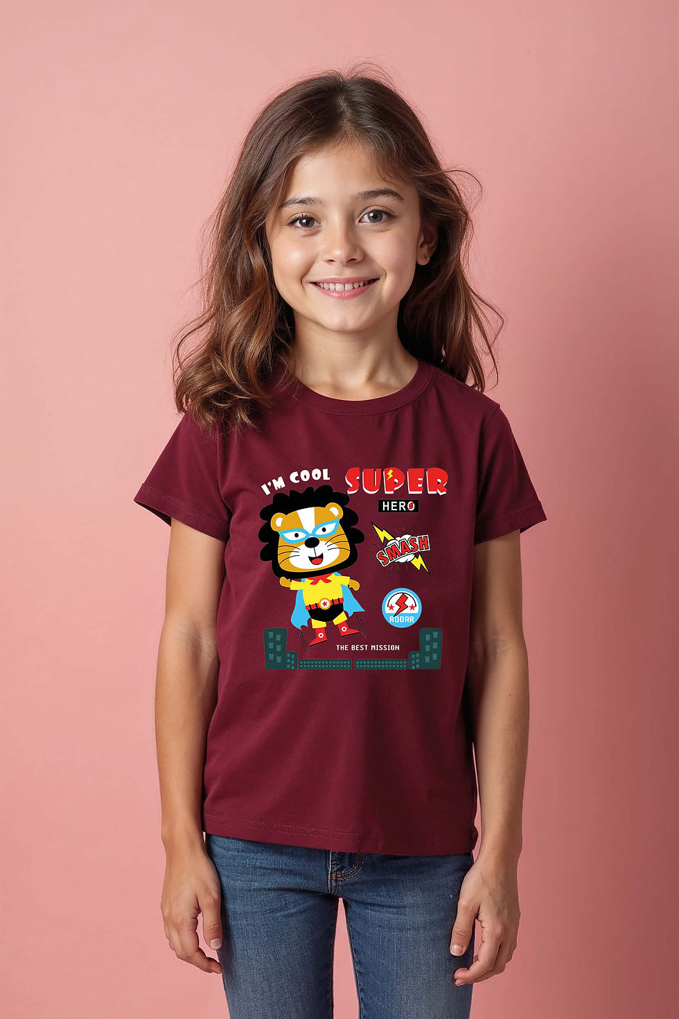 Thumbnail: Suoer To Fly In Pilote Cartoon Cool Kids Graphic Tee – Graphic Print Design