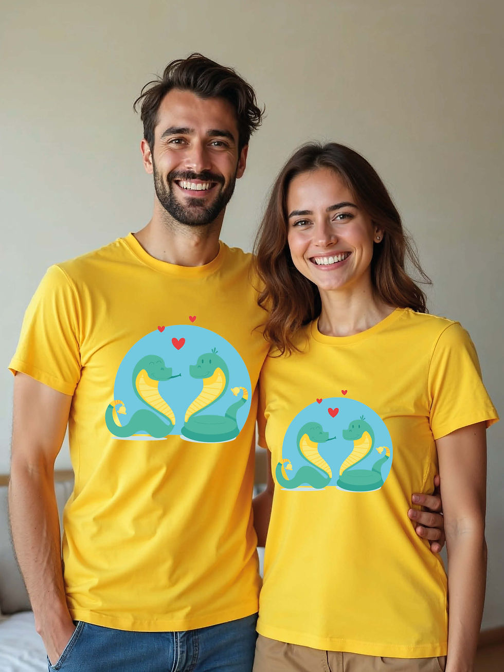 Thumbnail: Couple Goals Animal Couple Matching Tee Lovers Edition – Sale