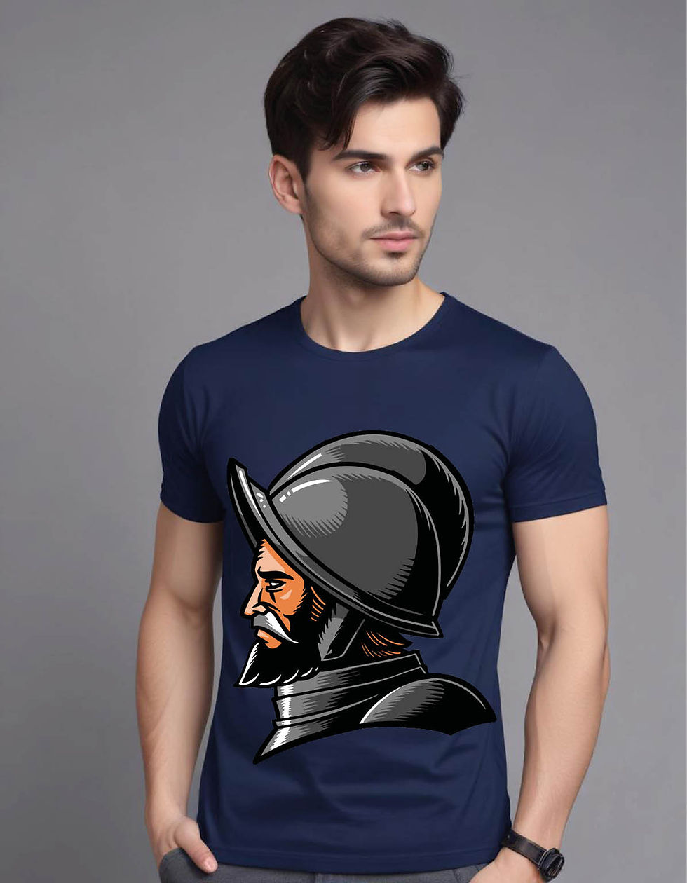 Thumbnail: conquistador mens printed graphic t shirt
