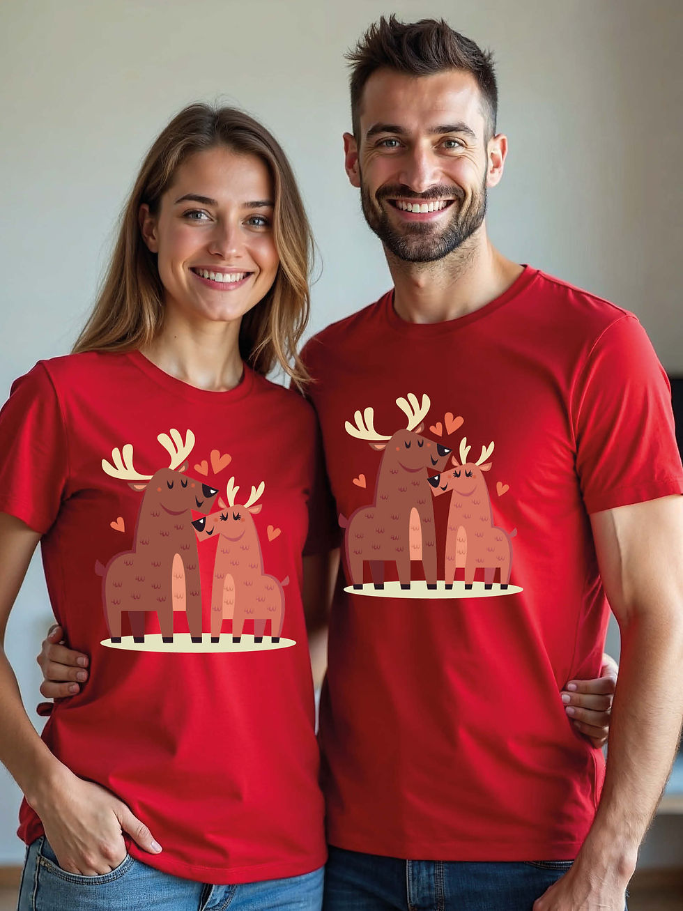 Thumbnail: Anniversary Animal Couple Matching Tee Lovers Edition – Sale