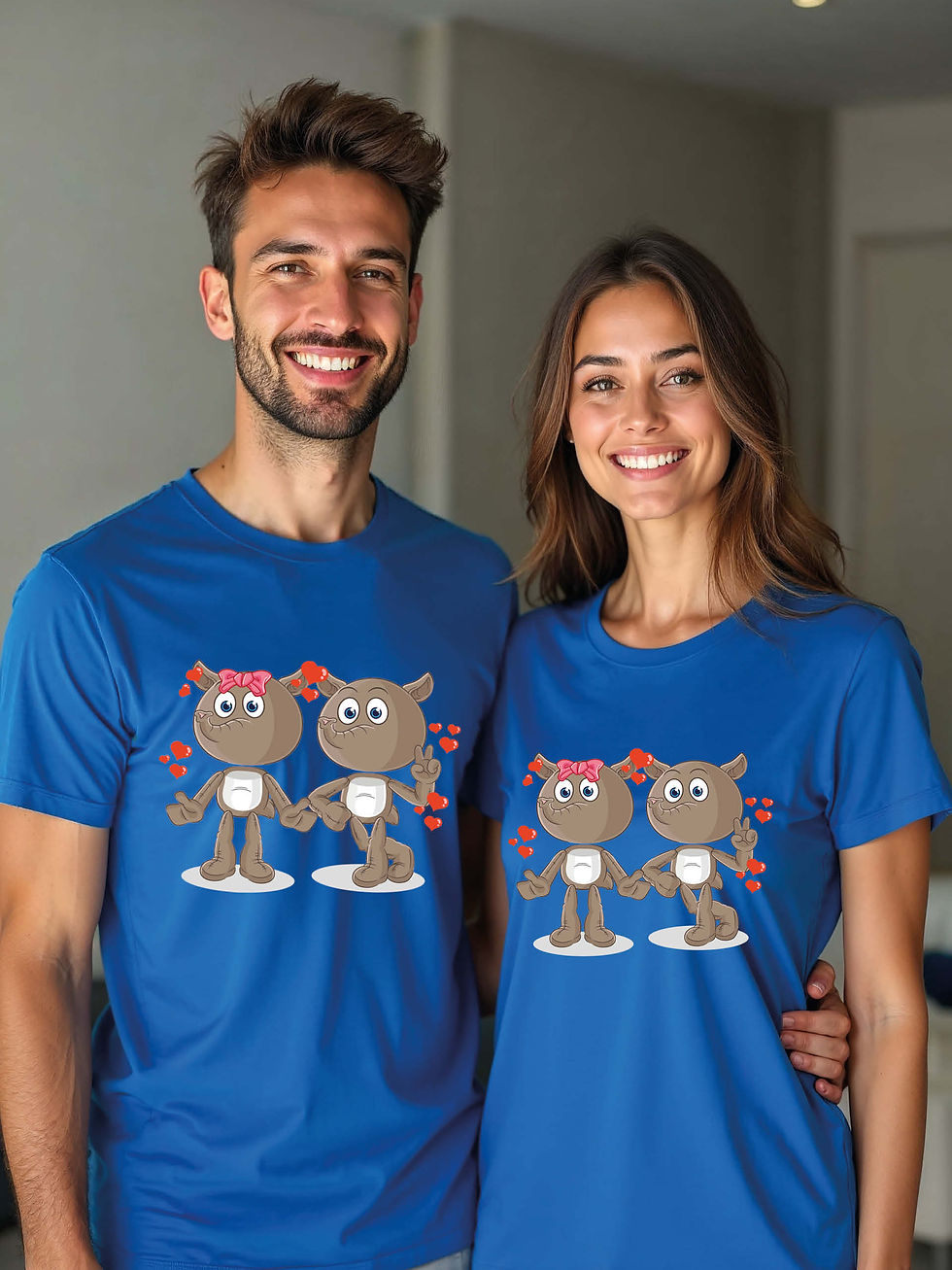 Thumbnail: Valentine’s Animal Couple Matching Tee Lovers Edition – Fast