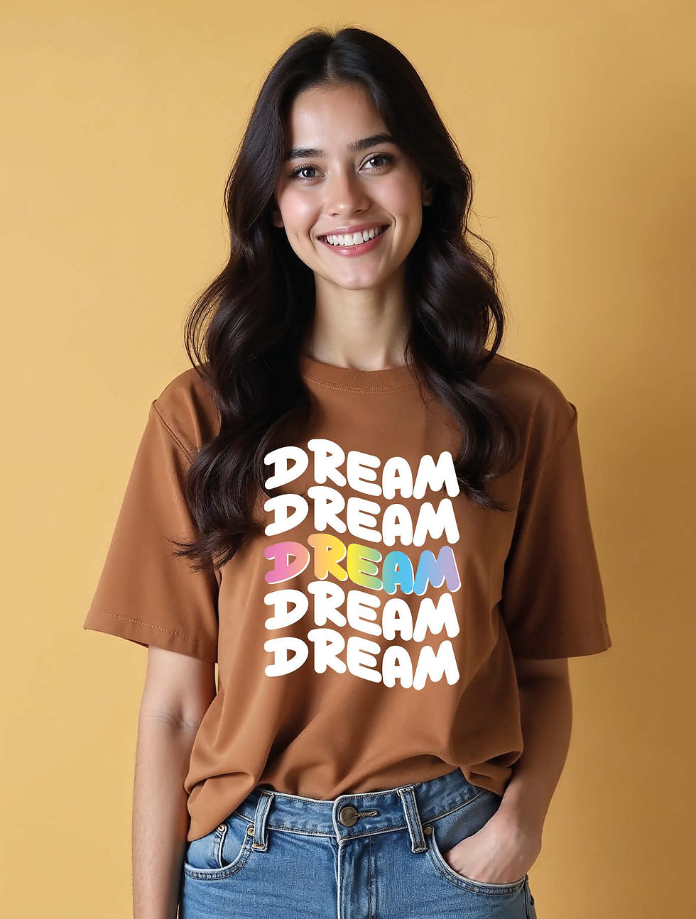 Thumbnail: dream Casual Women’s printed graphic T-Shirt
