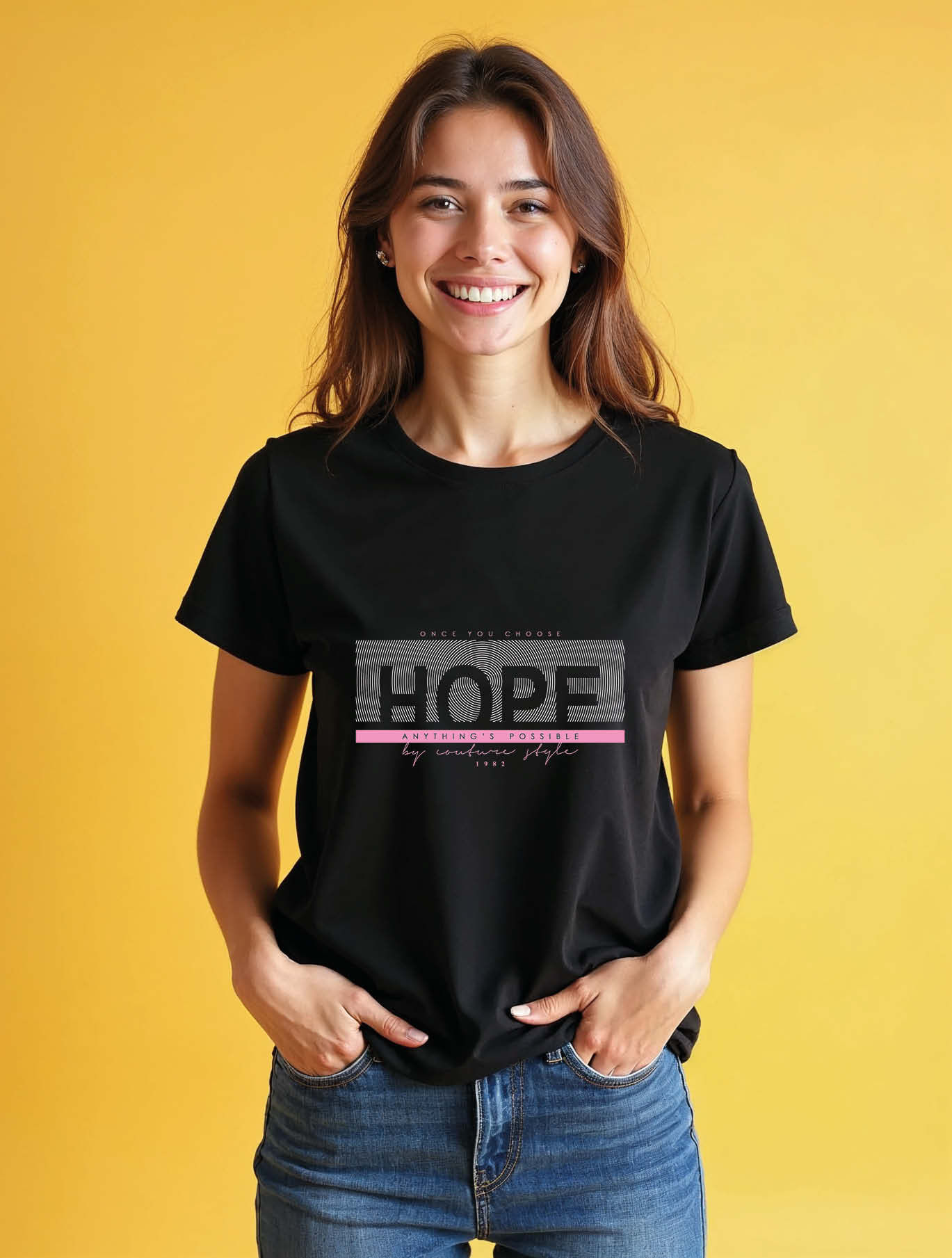 Once you choose hope anything will possible Cool Women’s Printed T-Shirt