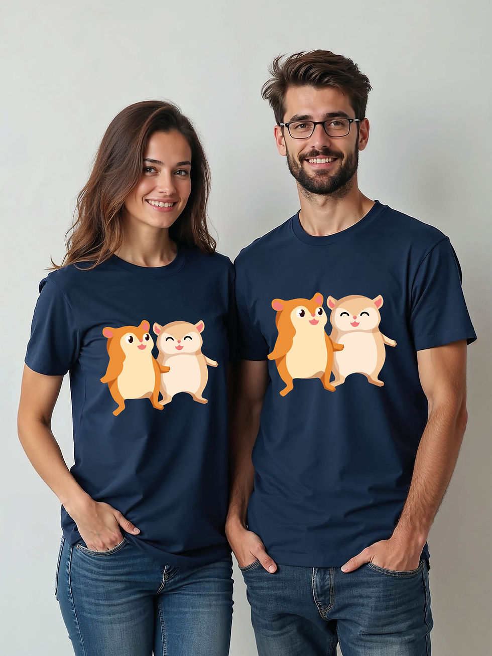 Thumbnail: Trendy Cartoon Couple T-Shirt Lovers Edition – Hot Deal