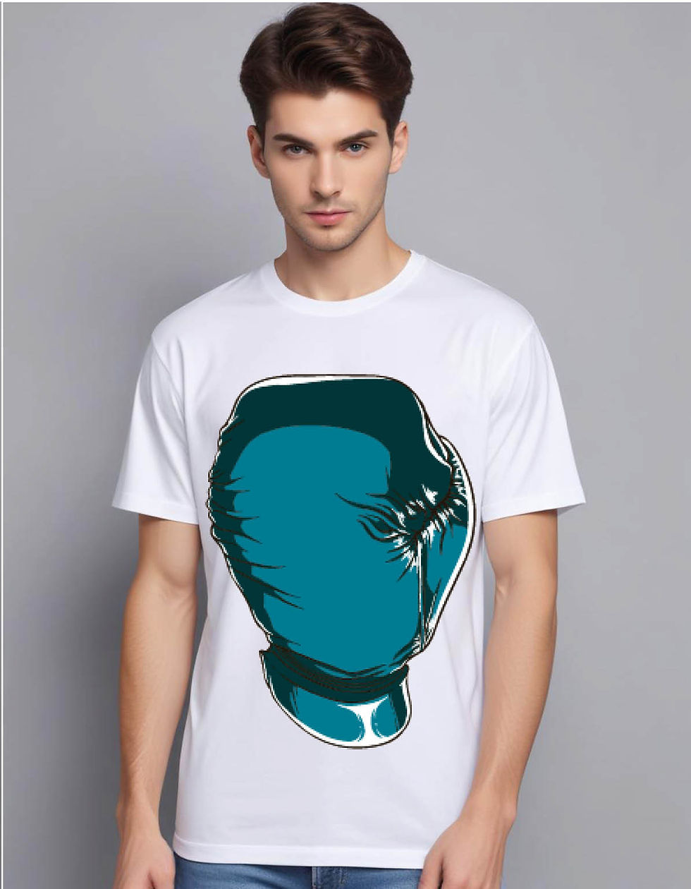 Thumbnail: fight gear mens printed graphic t shirt