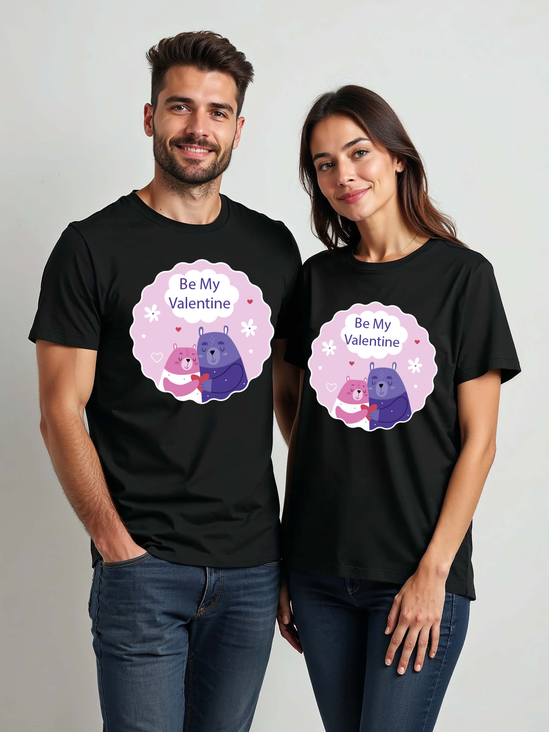Matching Outfit Cartoon Couple T-Shirt Lovers Edition – Hot Deal