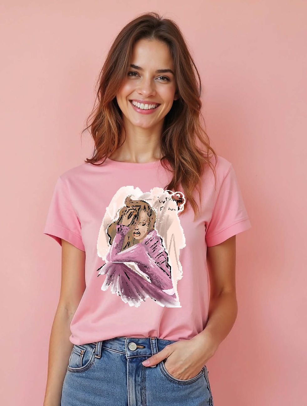 Thumbnail: Winged Wonder Casual Women’s Printed Graphic Streetwear T-Shirt – Shop Now