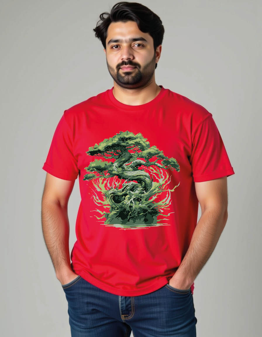 Thumbnail: beautiful bonsai mens printed graphic t shirt