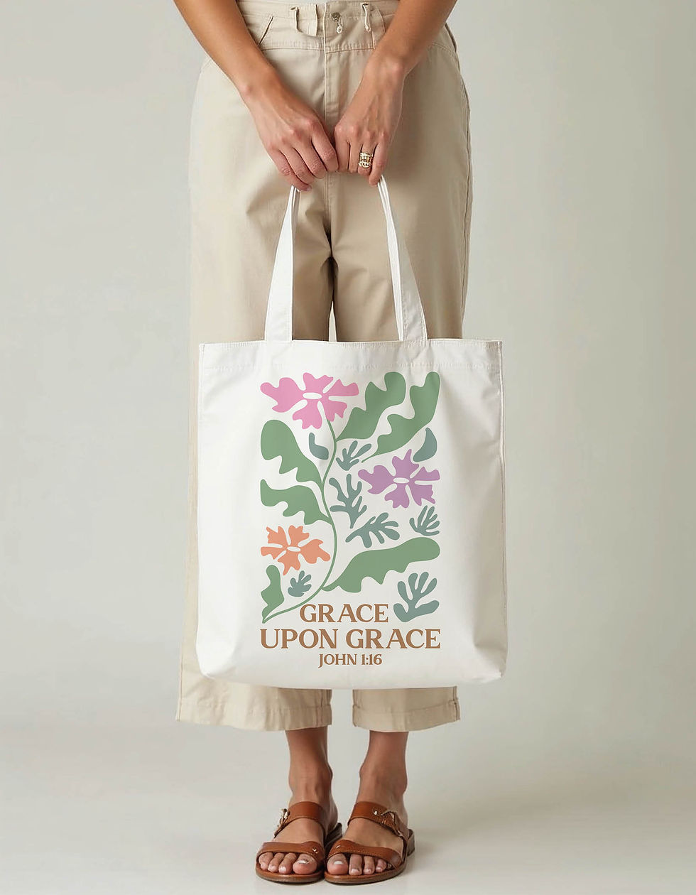 Positive Vibes Tote Printed Bag – Modern Artistic Design Premium Quality