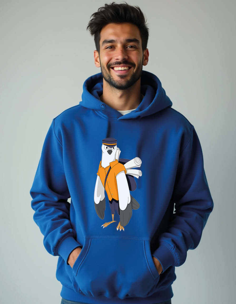 Thumbnail: Stylish Penguin Character Stylish Unisex Printed Graphic Hoodies For Men & Women