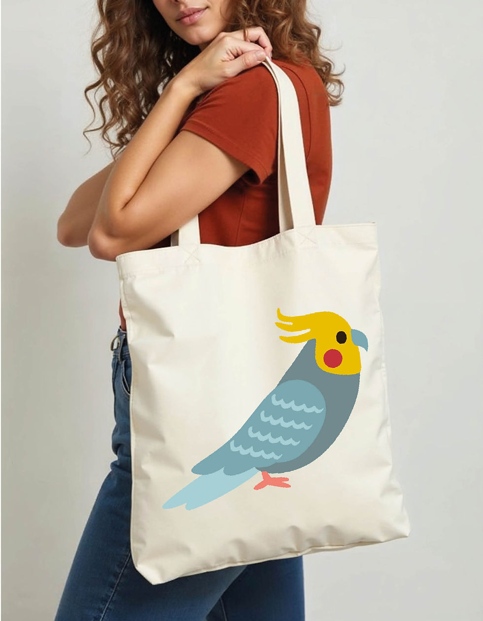 Colorful Artistic Tote Printed Bag | Eco-Friendly Cotton Tote Eco-Friendly