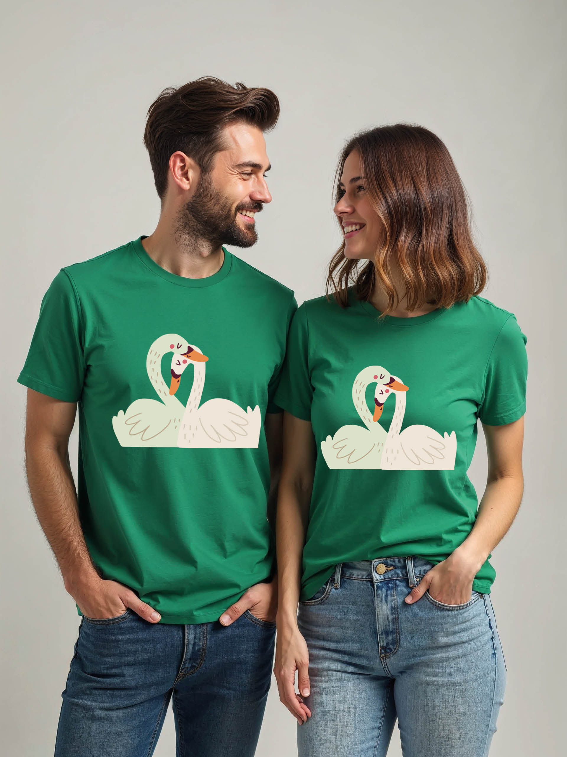 Eternal Love Cartoon Couple Matching Tee Lovers Edition – Sale