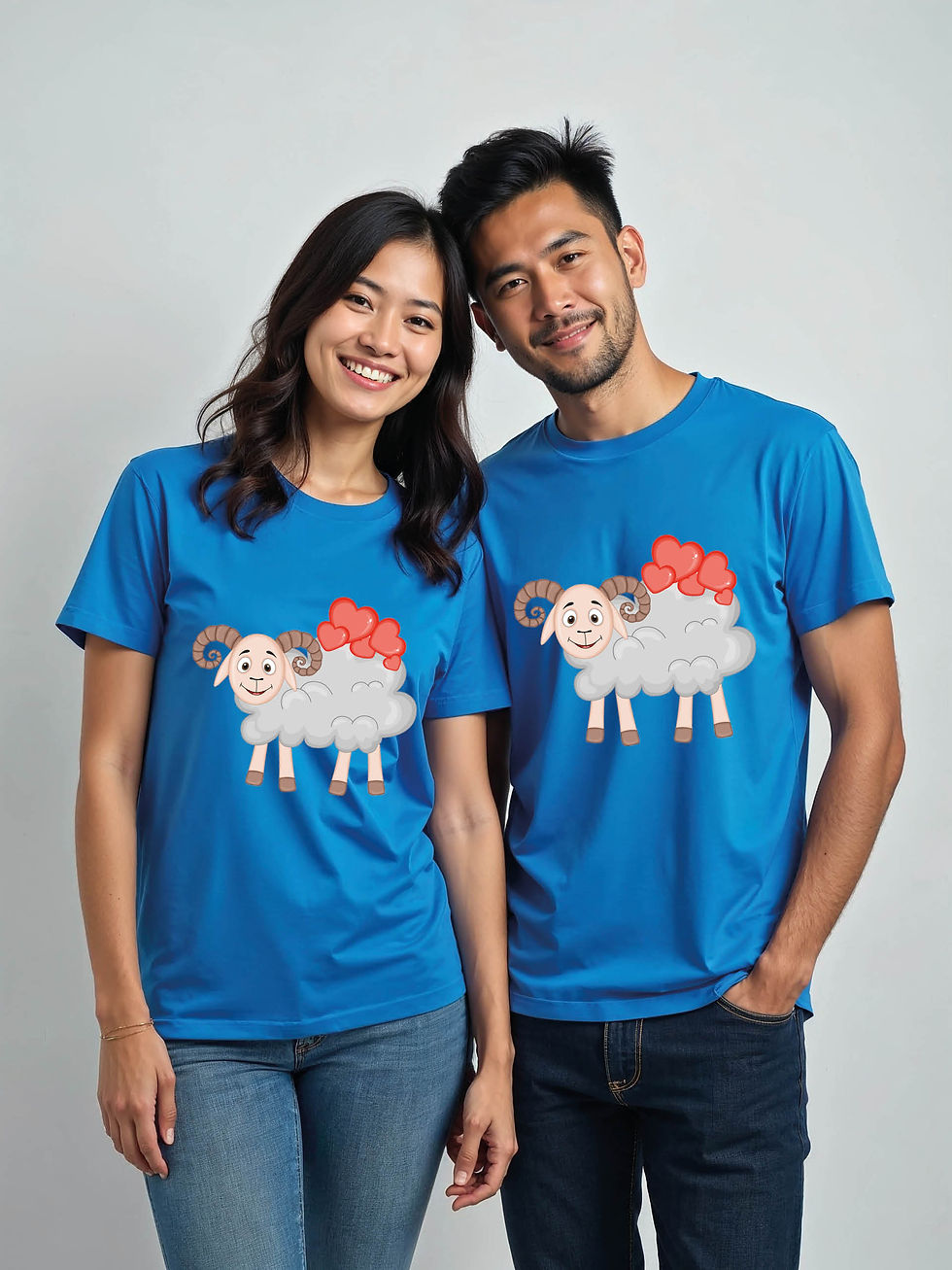 Thumbnail: Stylish Cartoon Couple T-Shirt Lovers Edition – Low Price Offer