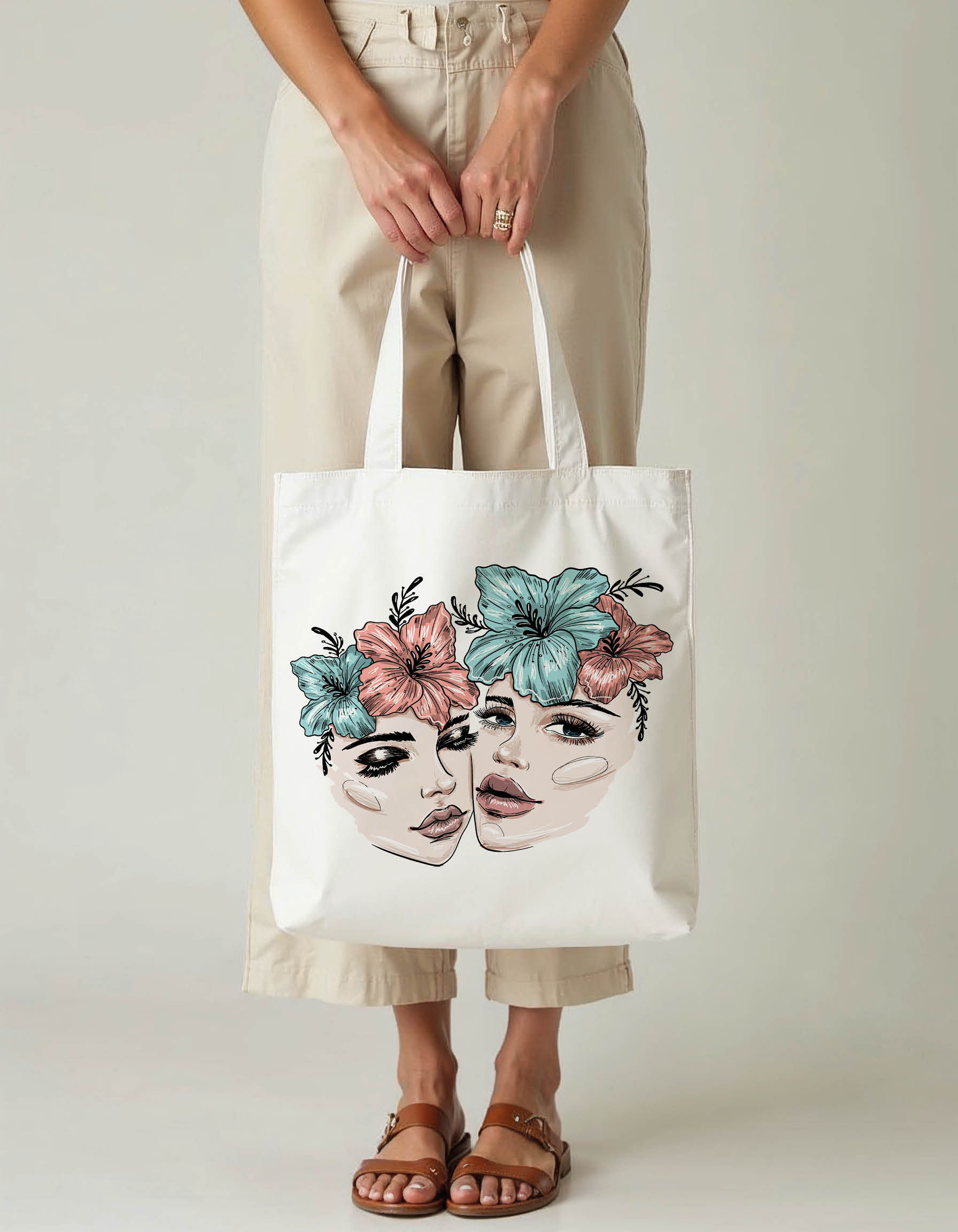 Trendy Everyday Tote Printed Bag – Modern Artistic Design Shop Now