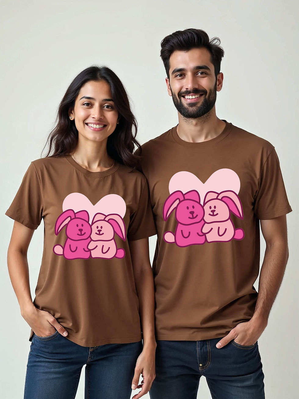 Thumbnail: Trendy Cartoon Couple T-Shirt Lovers Edition – Hot Deal