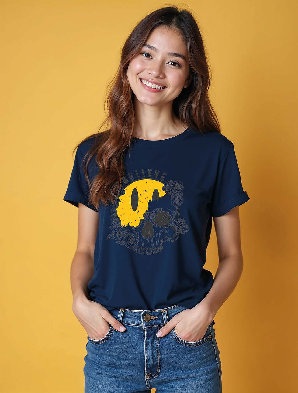 Thumbnail: believe Modern Women’s Printed Graphic Stylish Streetwear T-Shirt