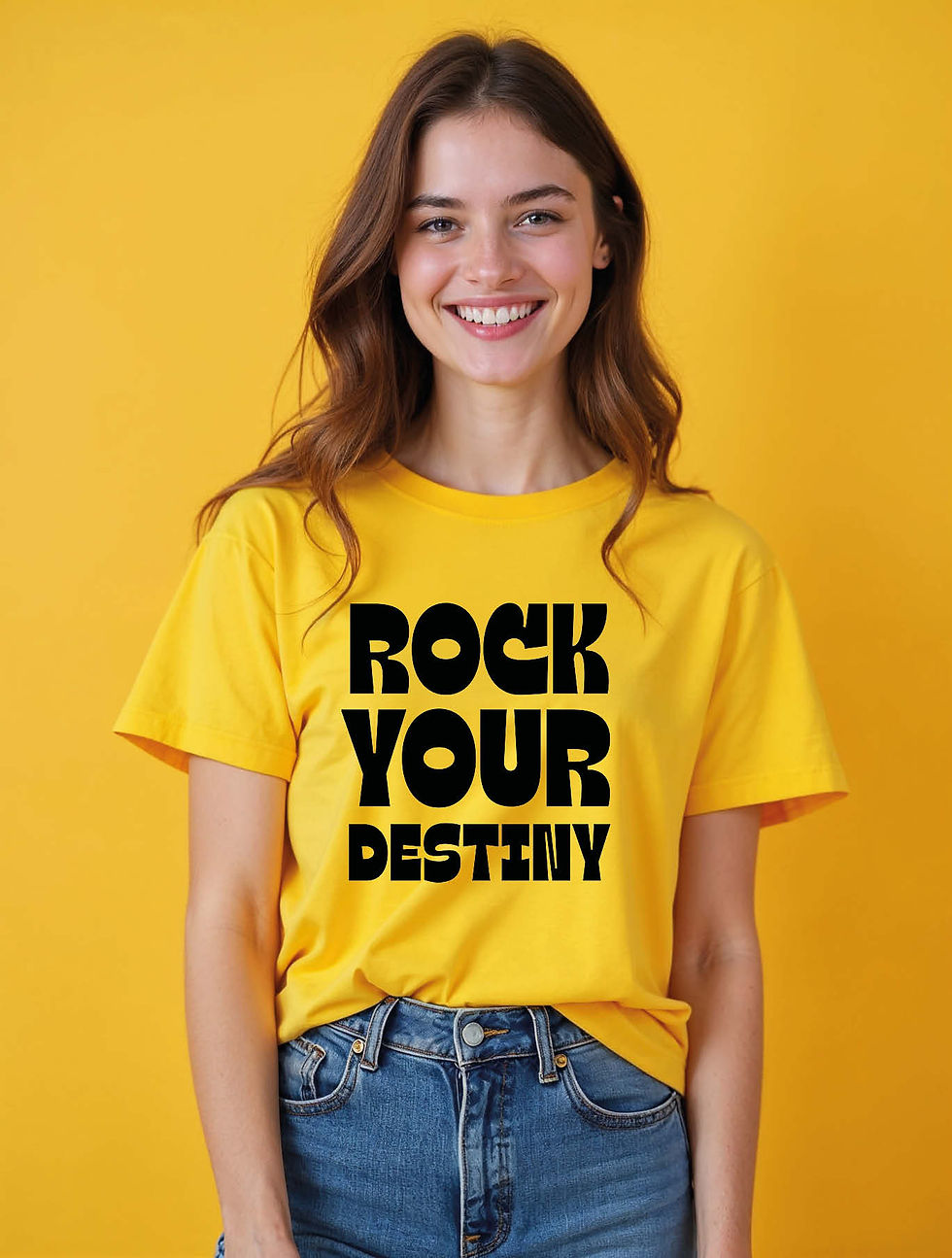 Thumbnail: rock your destiny Casual Women’s stylish printed graphic T-Shirt best price