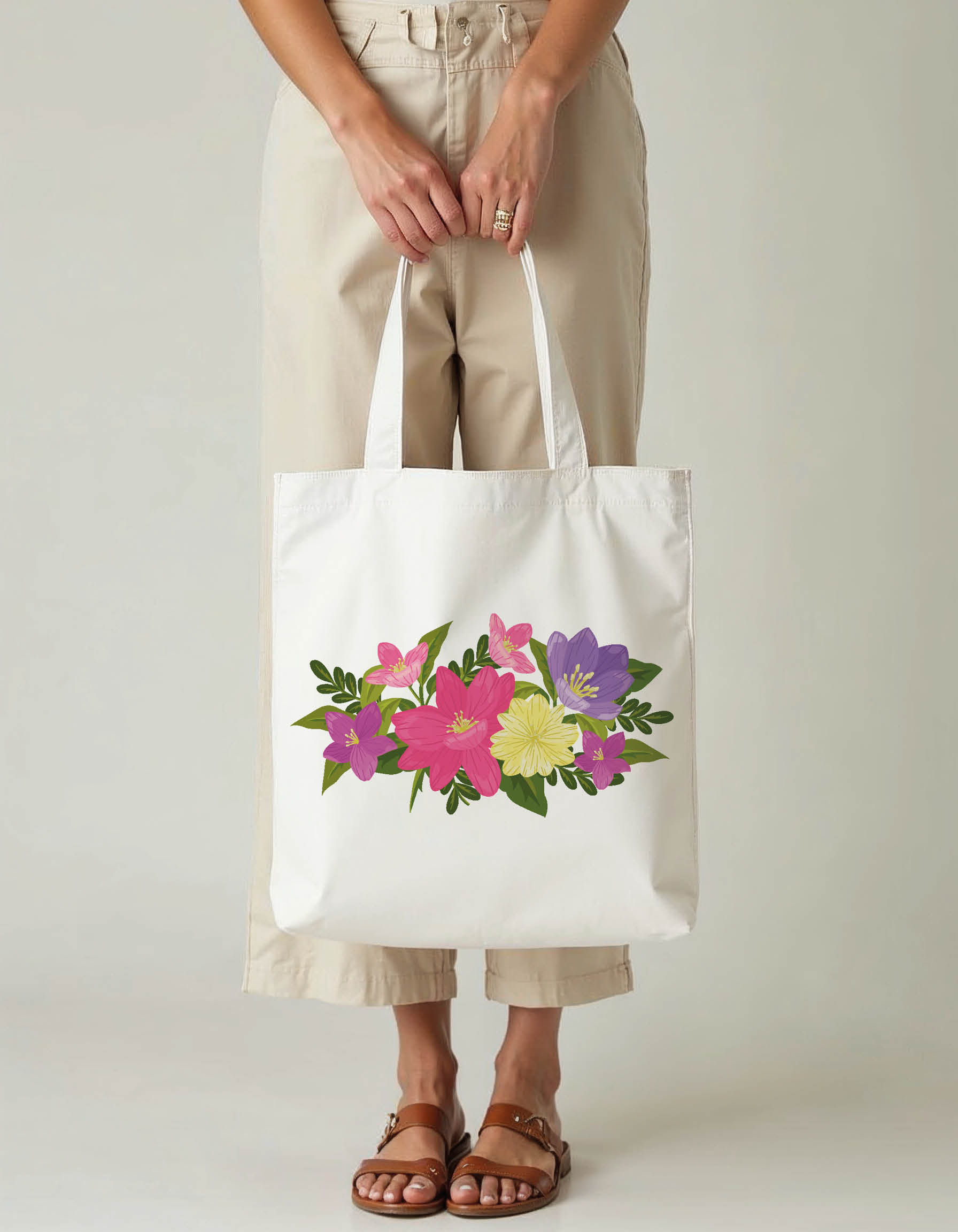 Typography Tote Printed Bag – Trendy Canvas Fashion Bag Premium Quality