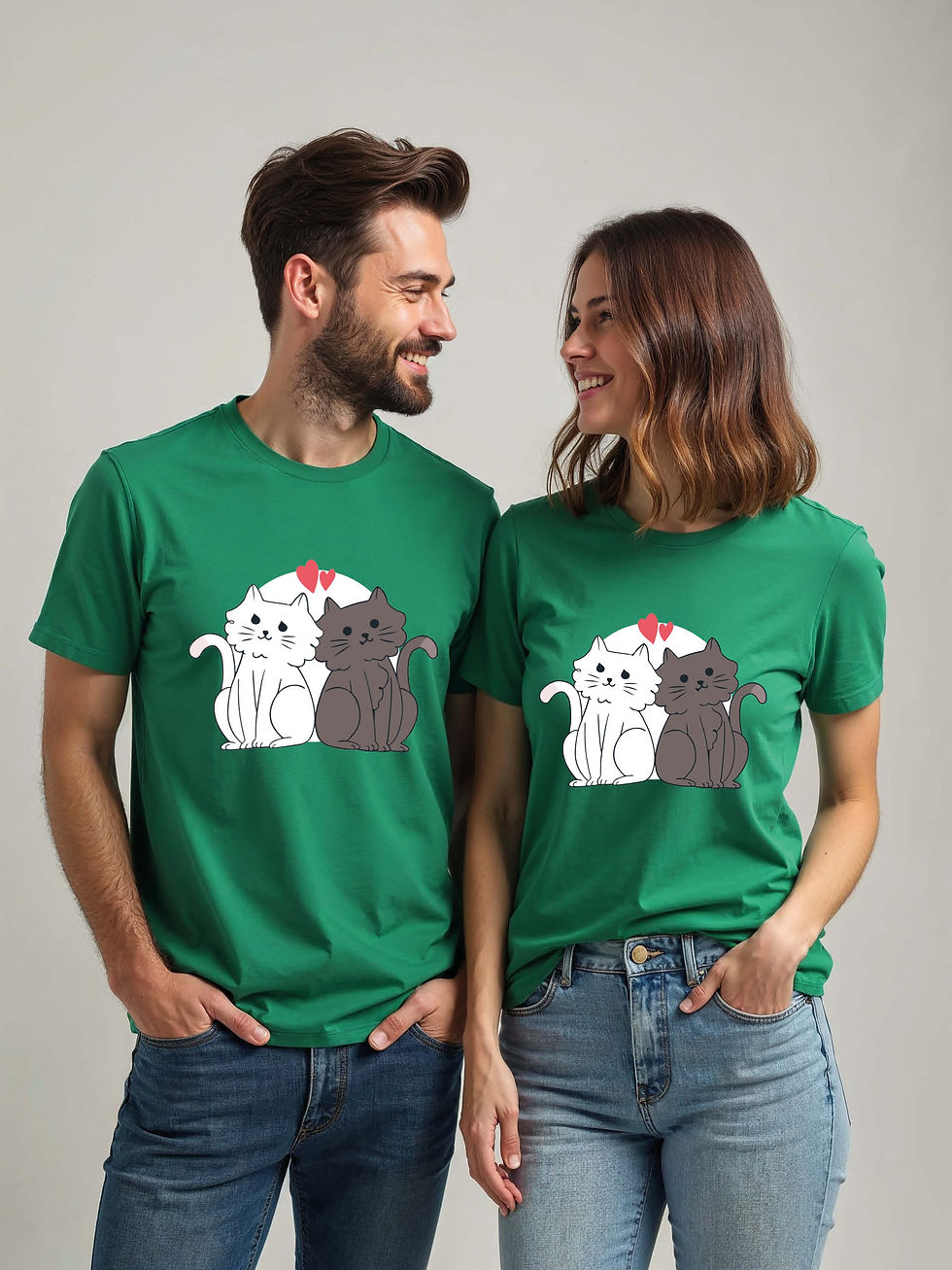 Thumbnail: Eternal Love Cartoon Couple T-Shirt Lovers Edition – Buy Now