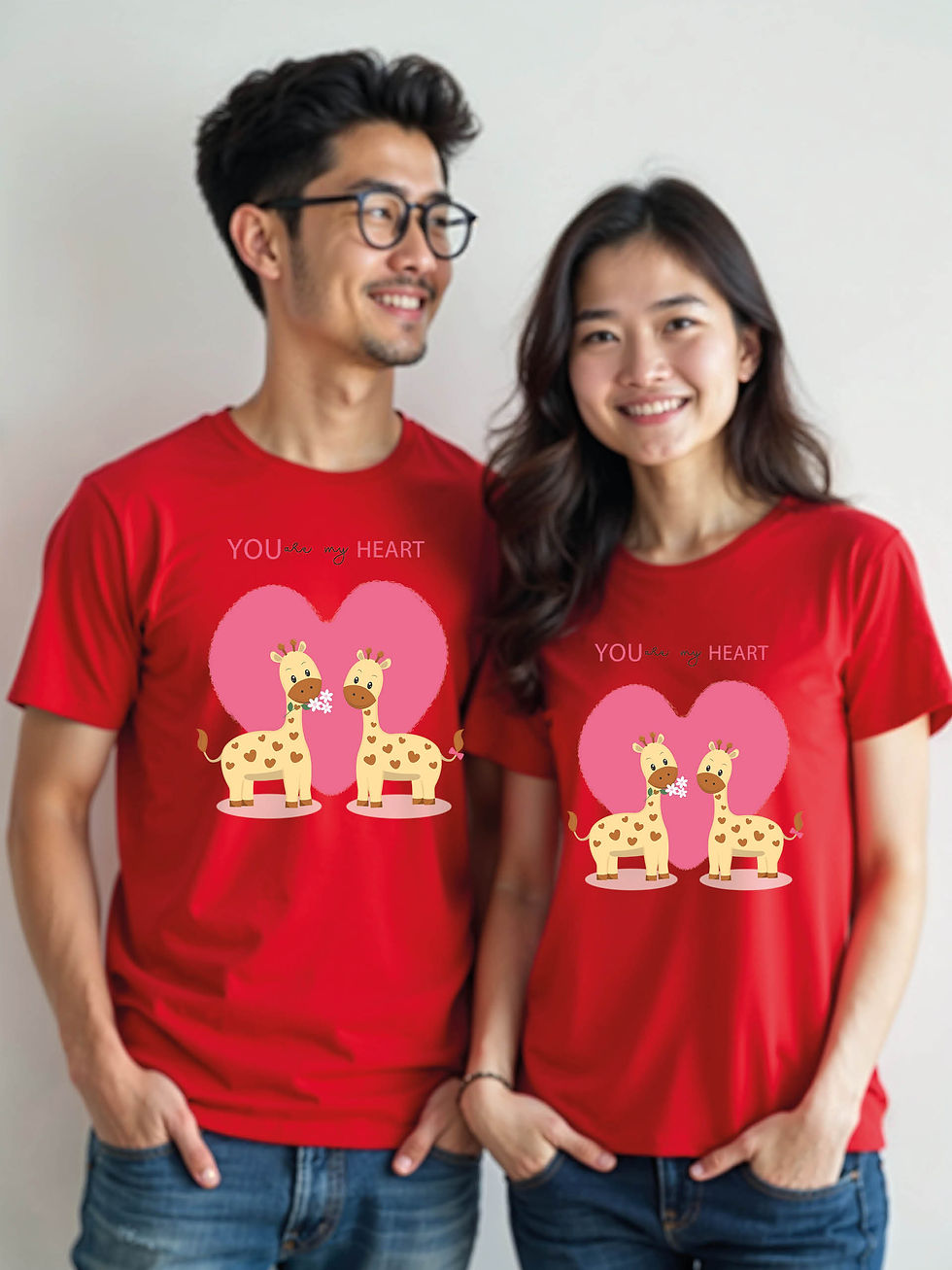 Thumbnail: Stylish Cartoon Couple Matching Tee Lovers Edition – Fast Delivery