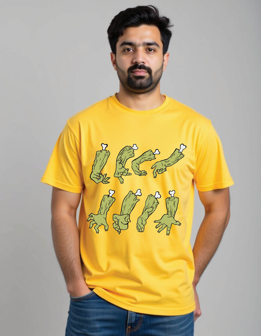 Thumbnail: hands zombie mens printed graphic t shirt