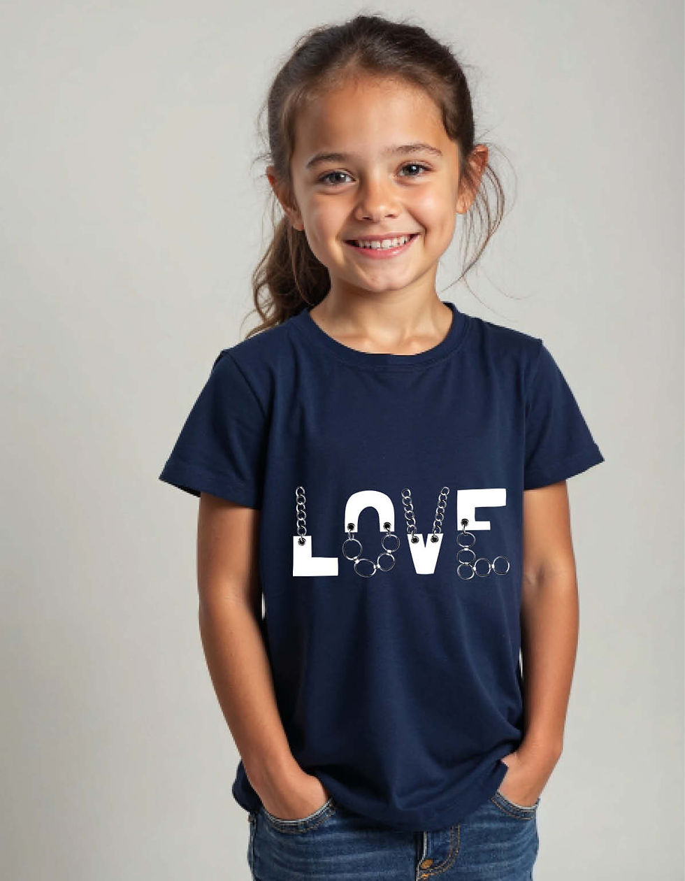 Thumbnail: Love Printed T-Shirt for All age