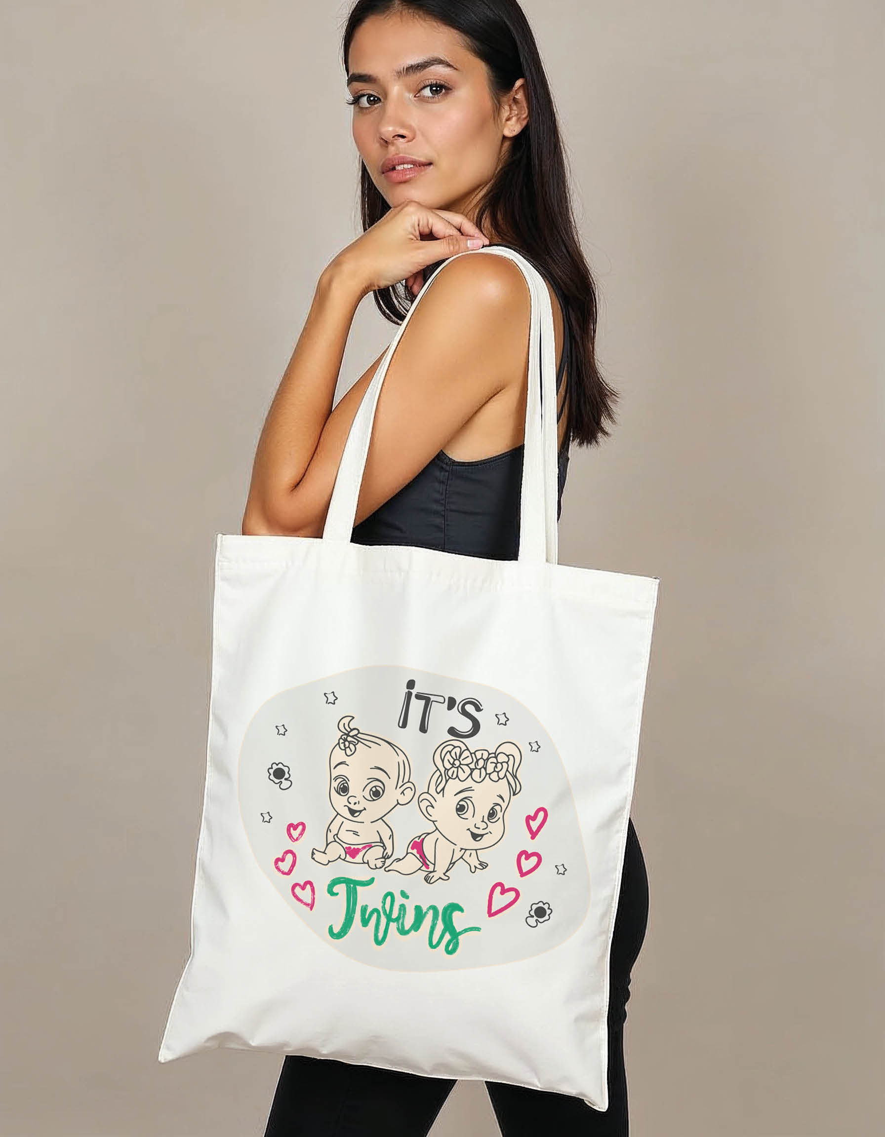 Vintage Style Tote Printed Bag – Trendy Canvas Fashion Bag Premium Quality