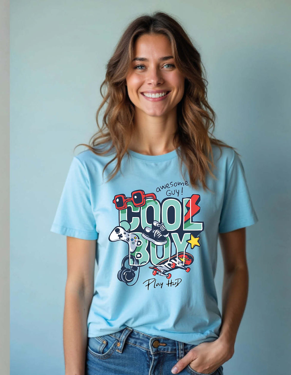 Thumbnail: Cool Buy Printed T-Shirt for All age