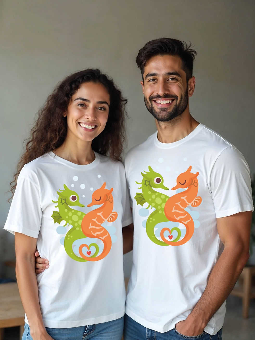 Thumbnail: Couple Goals Cartoon Couple T-Shirt Lovers Edition – Discount Offer
