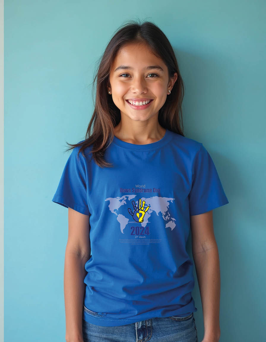 Thumbnail: World down syndrome day Unisex printed graphic t shirt
