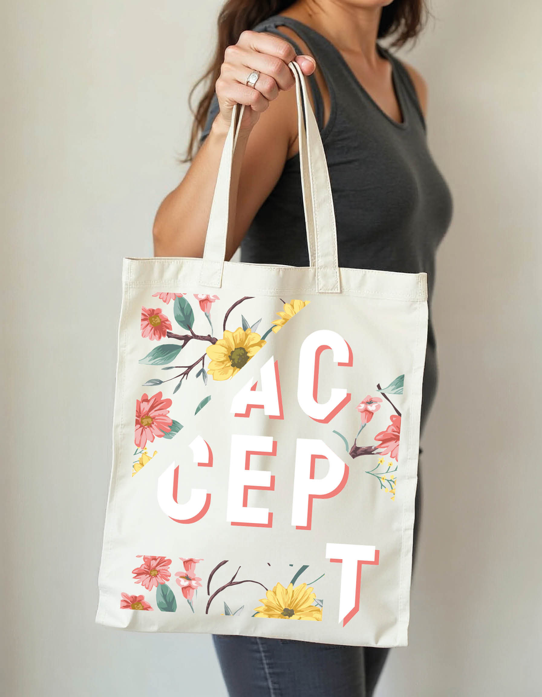 Vintage Style Tote Printed Bag – Stylish Grocery & Shopping Bag Fast Delivery