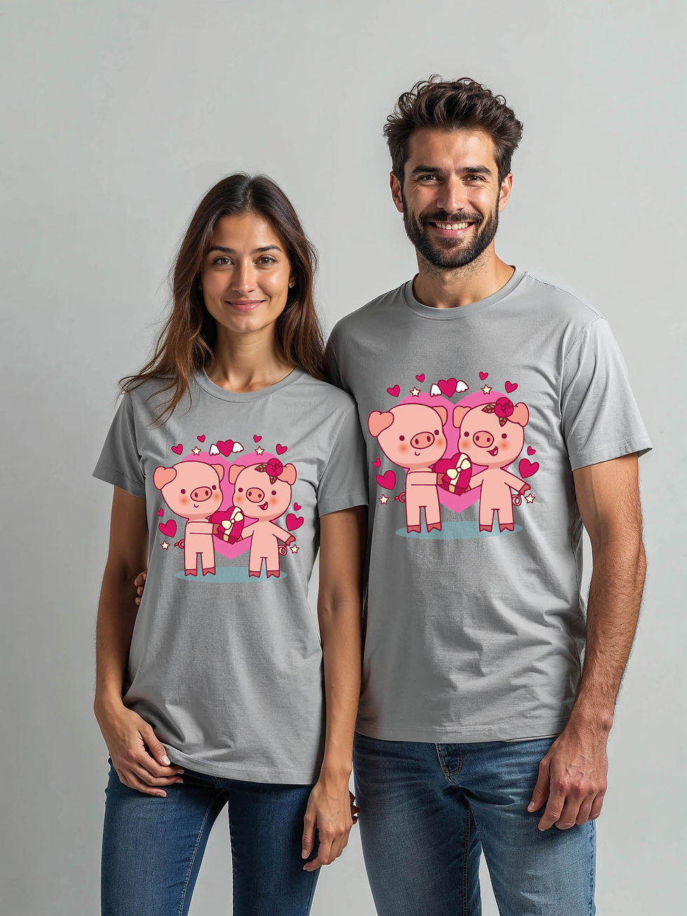 Thumbnail: Forever Love Cartoon Couple T-Shirt Lovers Edition – Buy Now