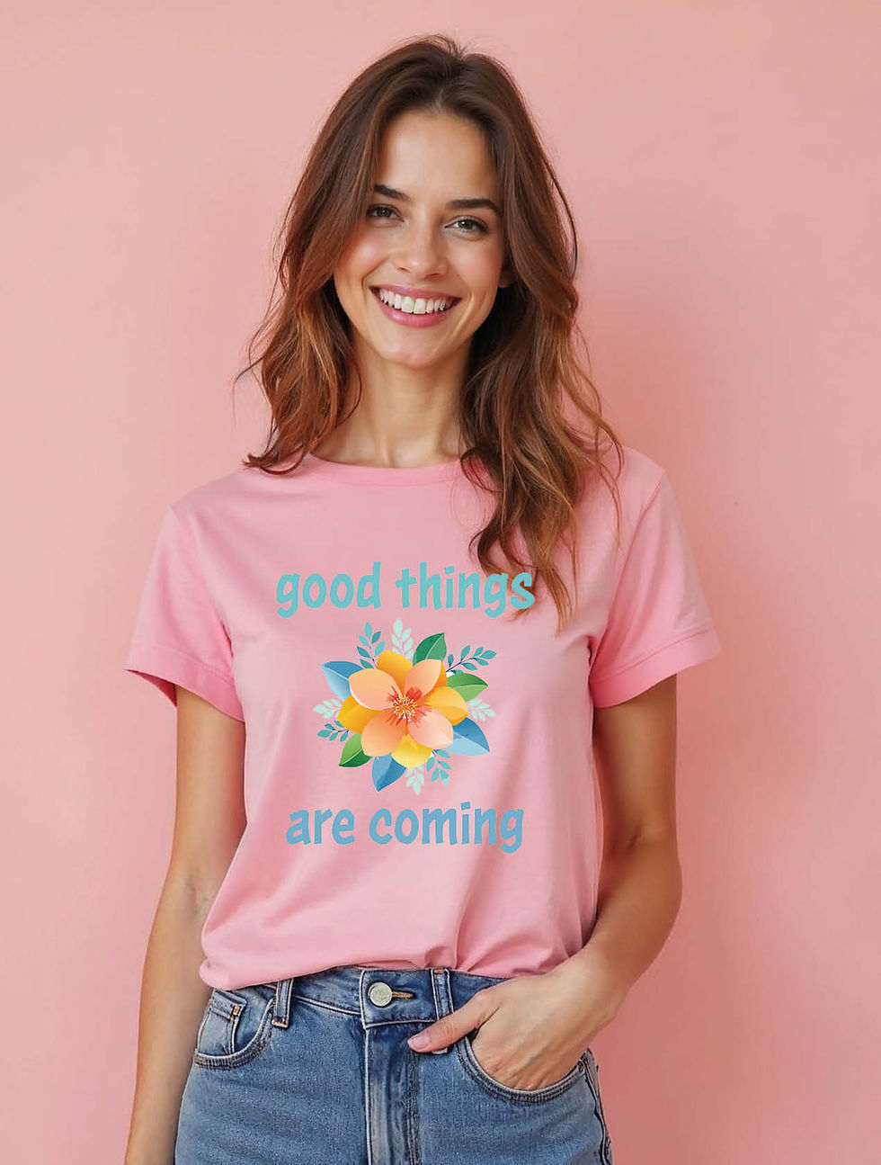 Thumbnail: good things are coming Casual Women’s Typography T-Shirt – Hot Deal