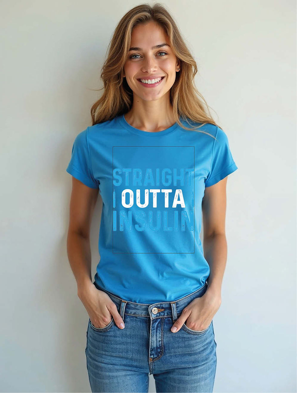 Thumbnail: Straight outta insulin Modern Women’s Printed T-Shirt – Best Price