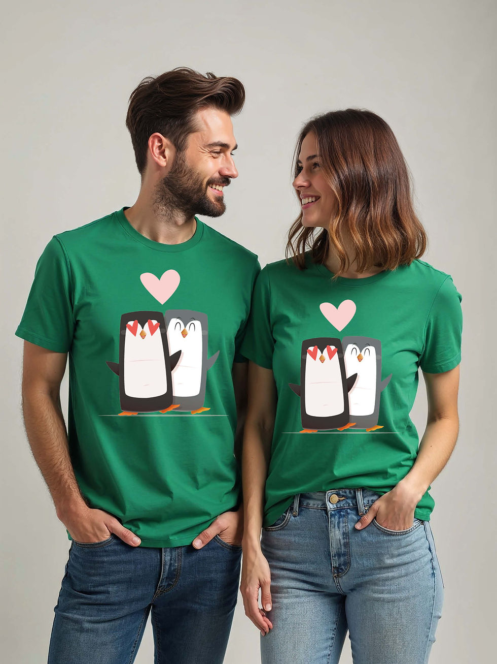 Thumbnail: Anniversary Cartoon Couple Matching Tee Lovers Edition – Limited Stock