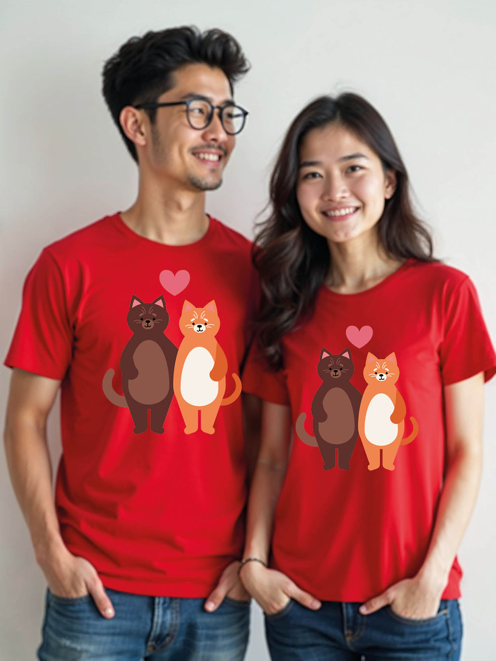 Thumbnail: Matching Outfit Cartoon Couple Matching Tee Lovers Edition – Shop Now