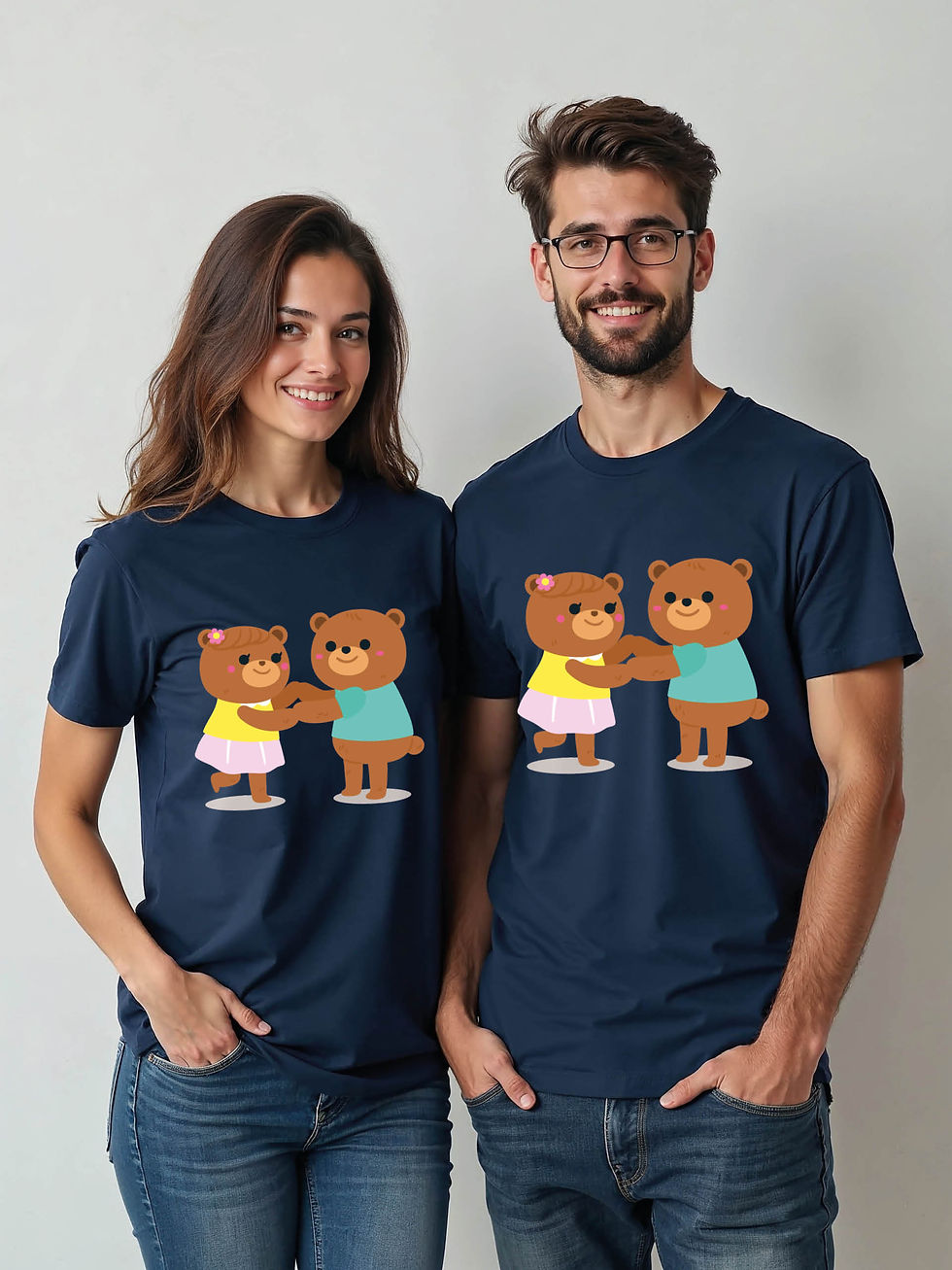 Thumbnail: Soulmates Cartoon Couple Matching Tee Lovers Edition – Sale