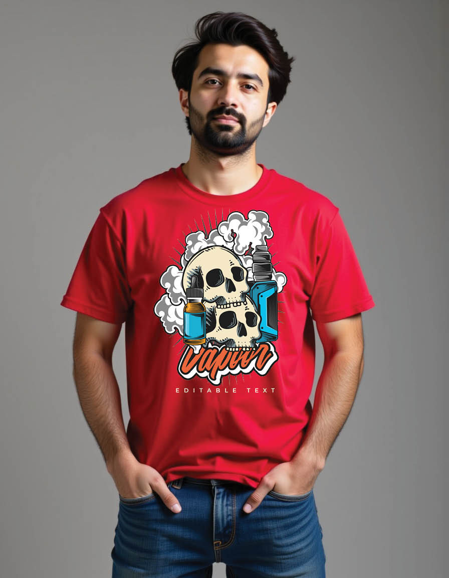Thumbnail: vintage vape mens printed graphic t shirts