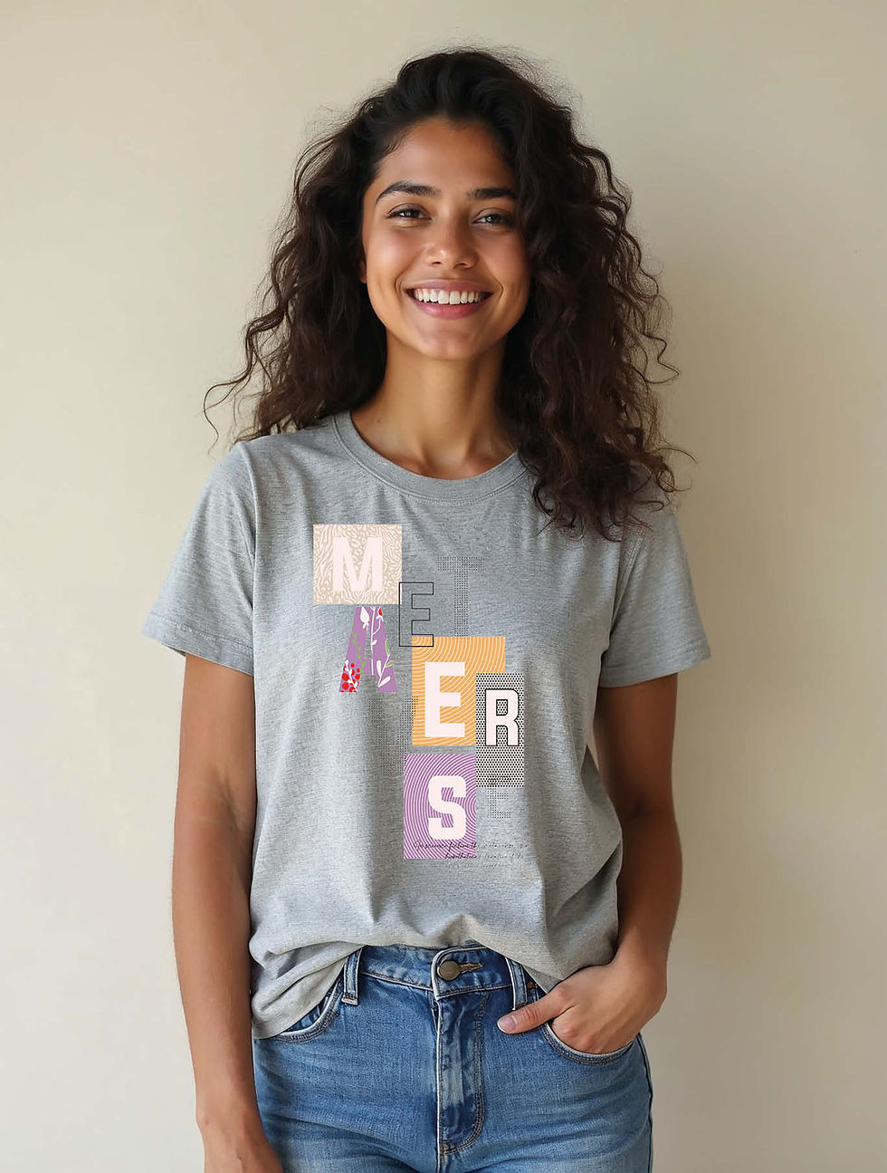 Thumbnail: Metaveerse Block Letter Graphic Stylish Women’s Graphic T-Shirt – Discount Offer