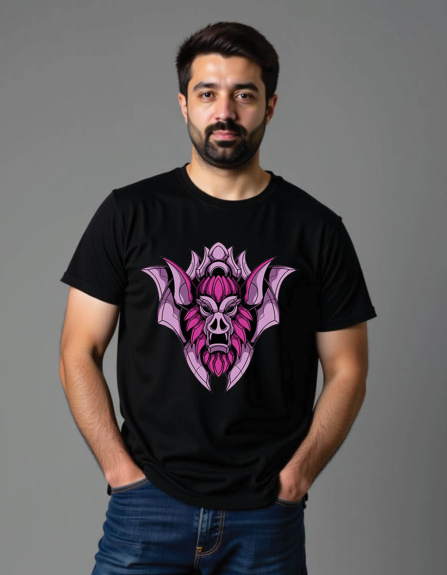 iron bat mens printed graphic t shirt