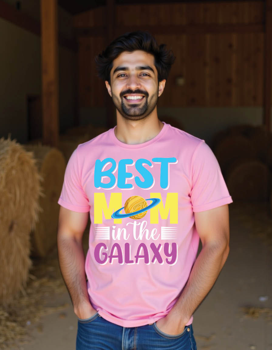 Thumbnail: best mom galaxy mother quotes mens printed graphic shirt