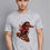 Thumbnail: hand drawn style devil riding skateboard mens printed graphic t shirt